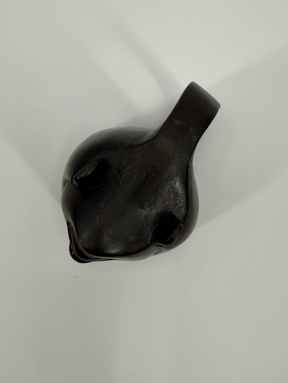 Vintage Hand Carved Wood Face Mug Cup African Tribal Art Wooden Coffee Mug Teak - Picture 5 of 5